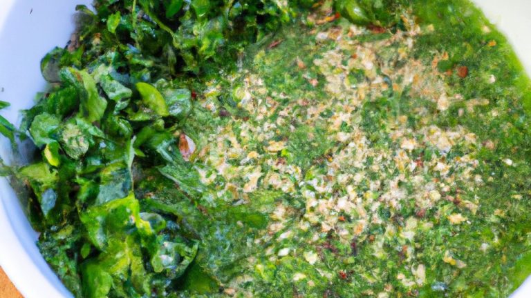 Receita de Molho verde para churrasco