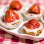 Morango recheado com queijo cremoso