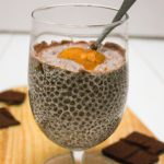 Mousse de chia e chocolate (sem açúcar)