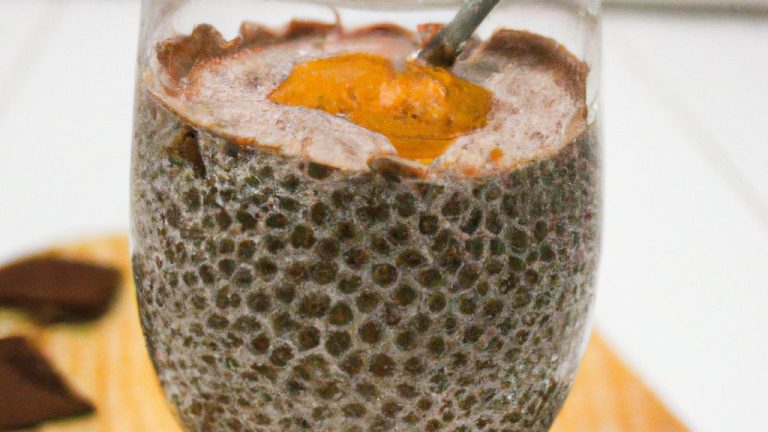 Receita de Mousse de chia e chocolate (sem açúcar)