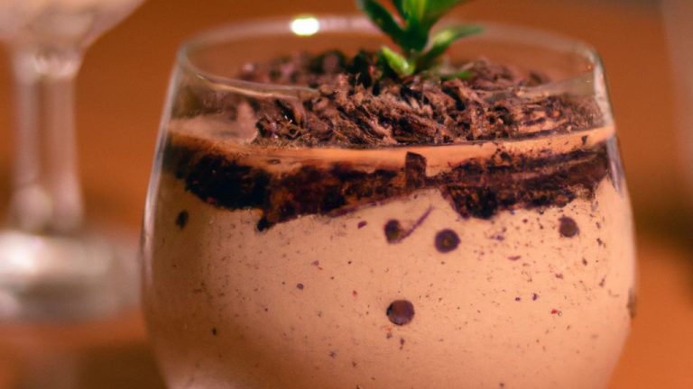 Receita de Mousse de chocolate light