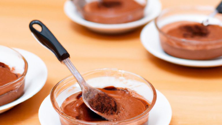 Receita de Mousse de chocolate simples