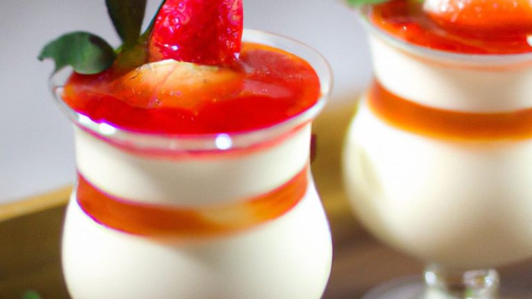 Receita de Mousse de leite Ninho com morango