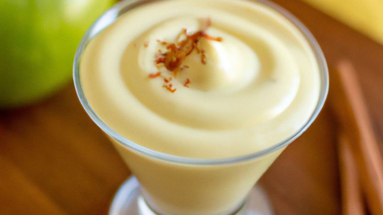 Receita de Mousse de Maçã Verde com Iogurte