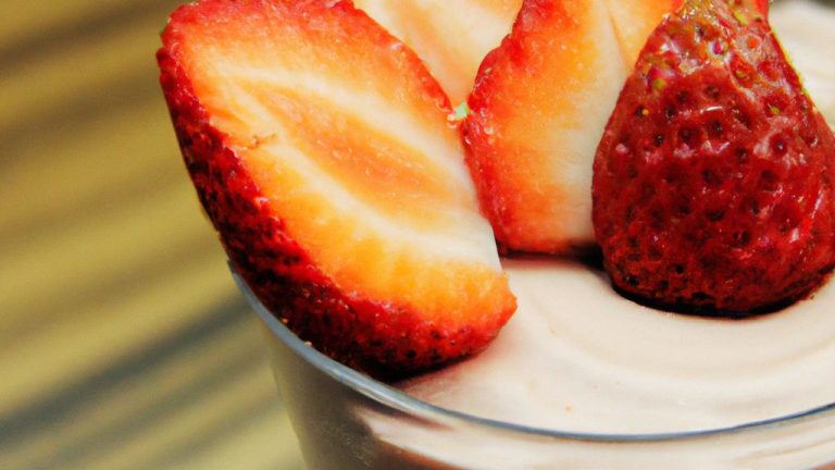 Receita de Mousse de Morangos