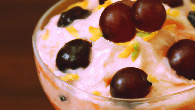 Receita de Mousse de Uva