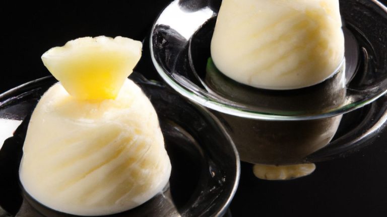 Receita de mousse gelado de abacaxi