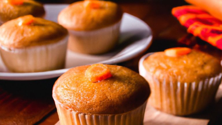 Receita de Muffins de cenoura