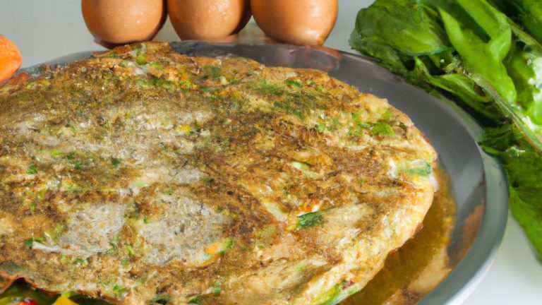 Receita de Omelete de Verdura