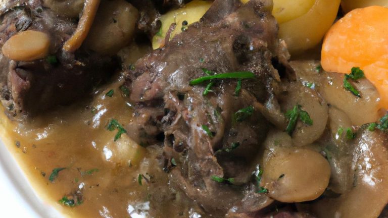Receita de Ossobuco com Funghi, Batatas e Vagens