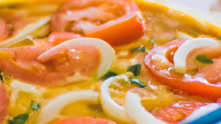 Receita de Ovos mexidos com tomate e cebola