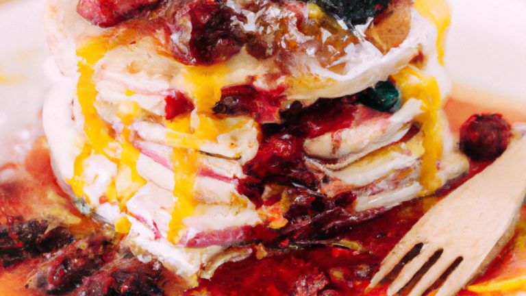 Receita de Panqueca Colorida