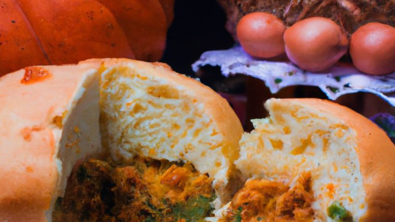 Receita de Pão de Abóbora Recheado