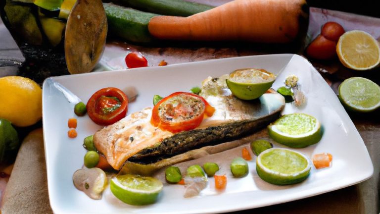Receita de Papilote de Peixe com Legumes