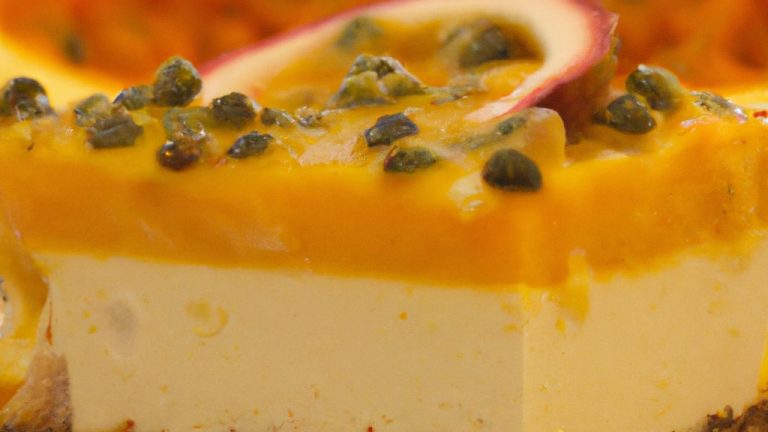 Receita de Pavê de Maracujá