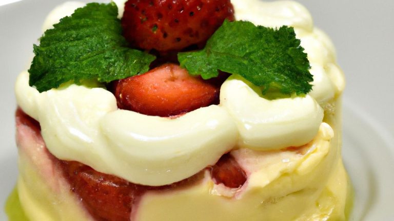 Receita de Pavê de Morangos ao Creme de Limão