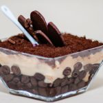 Pavê de paçoca com chocolate