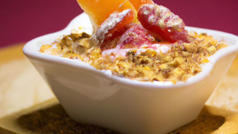 Receita de Pavê de pêssego com bolacha champanhe