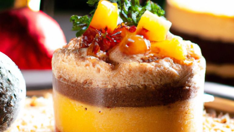 Receita de Pavê natalino de maracujá com Panetone