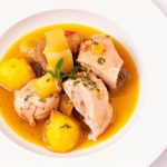 Peito de Peru com Damascos