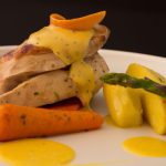 Peito de Peru Recheado com Legumes especiais