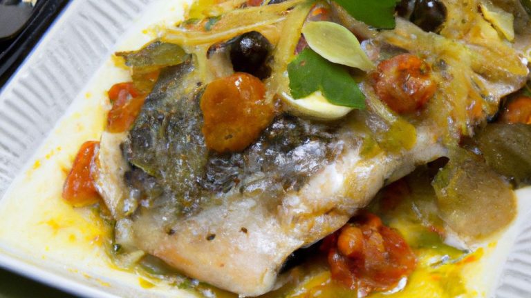 Receita de Peixe ao Forno