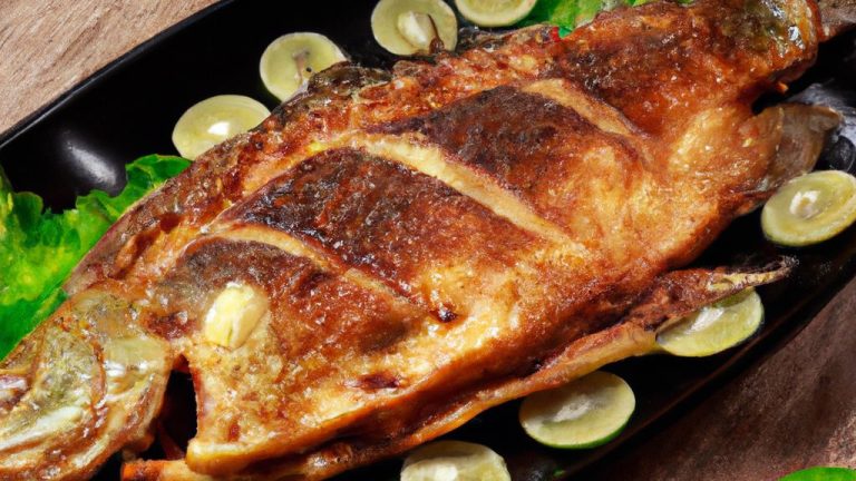 Receita de peixe assado simples