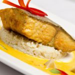 Peixe com Arroz de Açafrão