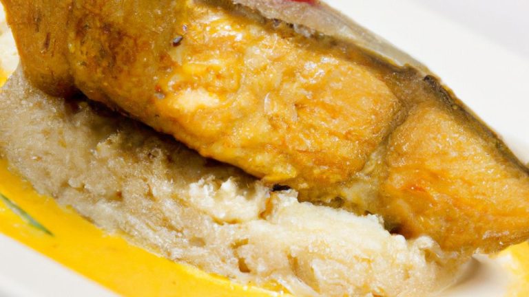 Receita de Peixe com Arroz de Açafrão