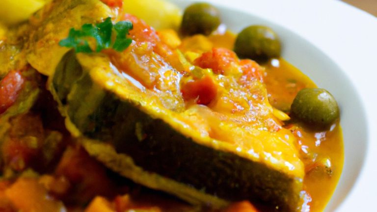 Receita de Peixe com Molho Curry