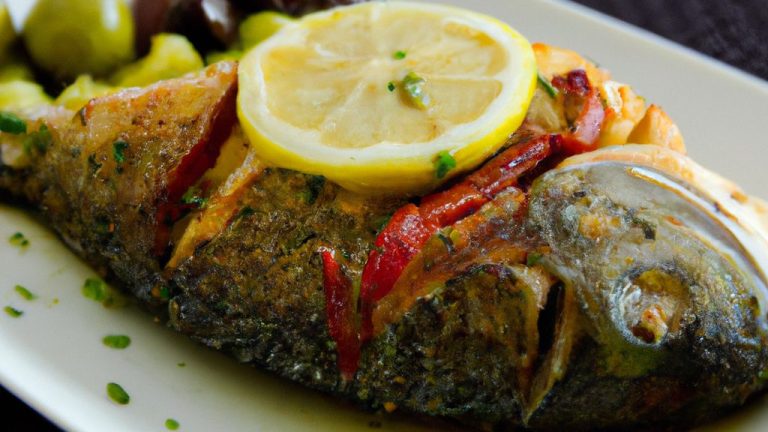 Receita de Peixe Recheado