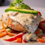 Peixe Recheado com Champignon