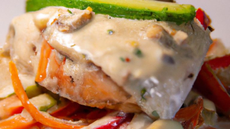 Receita de Peixe Recheado com Champignon