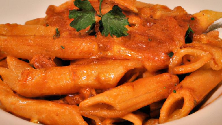 Receita de Penne Alla Marconni