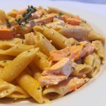 Penne com Salmão