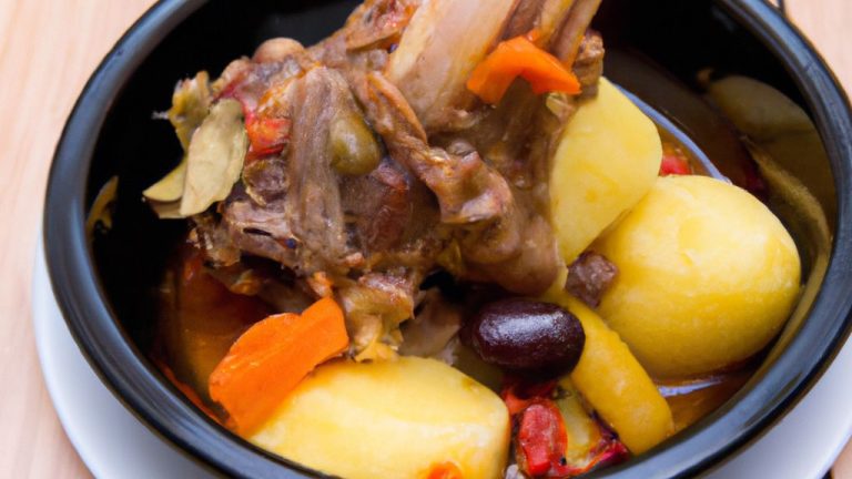 Receita de Perna de Cabrito ao Molho de Miúdos