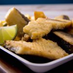 Pescadinhas Fritas com Batatas