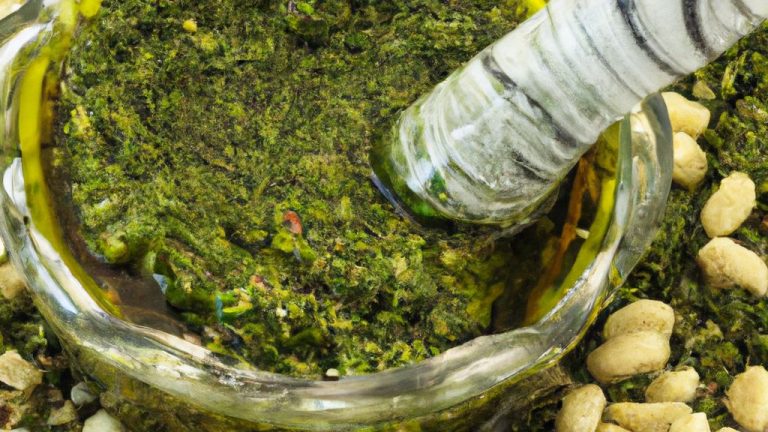 Receita de Pesto de pistache e manjericão