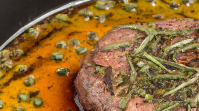 Receita de Picanha ao Forno com Molho de Azeitonas Pretas na Cerveja