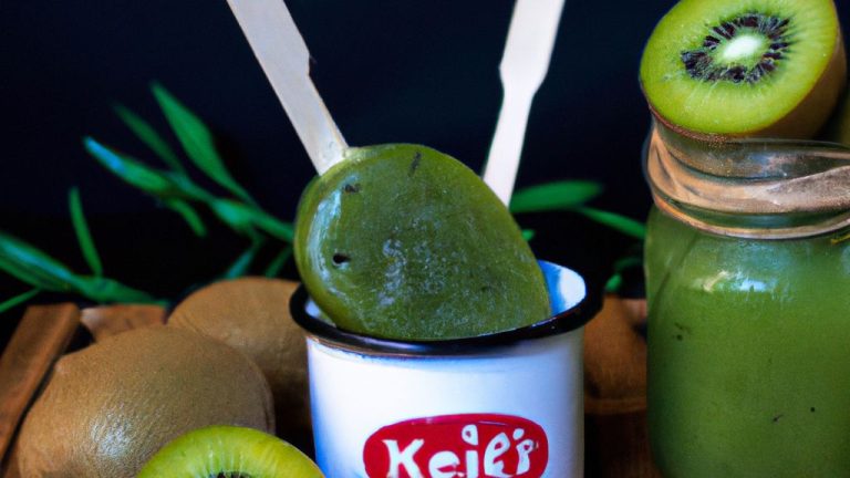 Receita de Picolé de kiwi