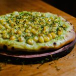 Pizza ao Creme de Milho Verde