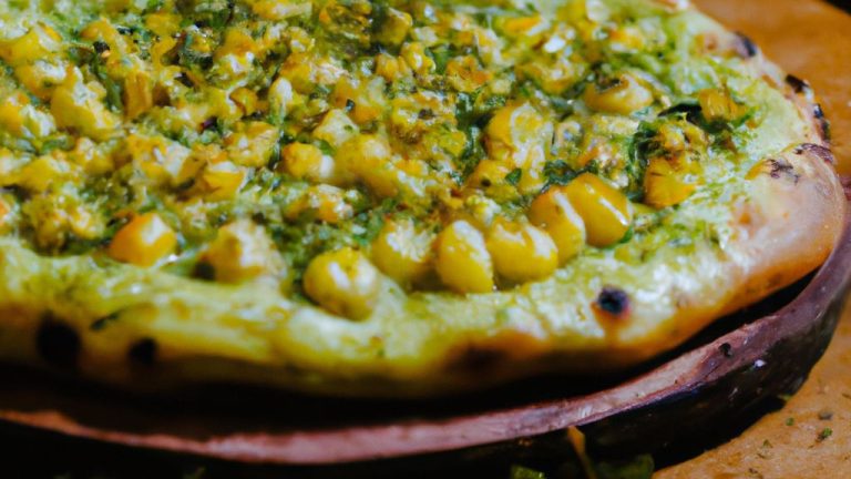 Receita de Pizza ao Creme de Milho Verde
