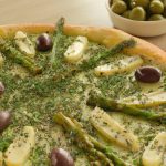 Pizza com Aspargos Verdes