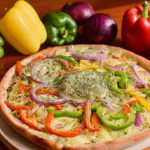 Pizza com Verduras