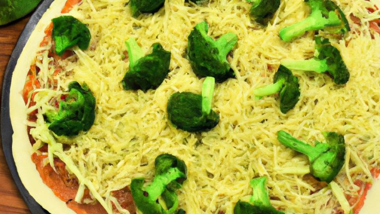 Receita de Pizza de Brócolis
