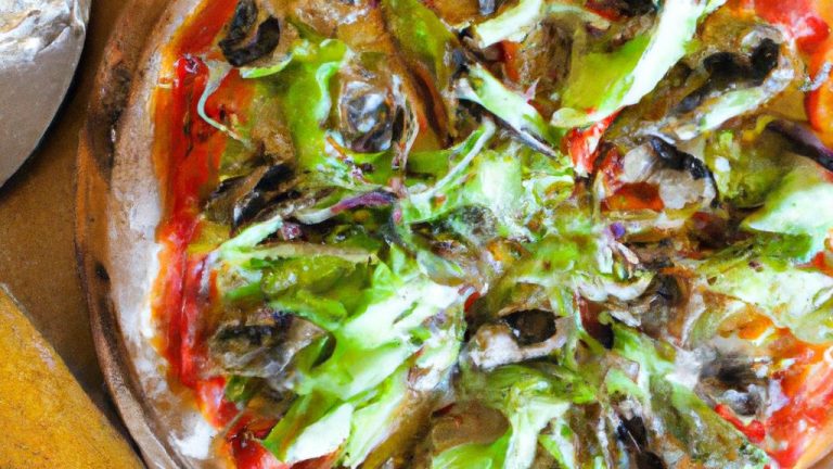 Receita de Pizza de Escarola