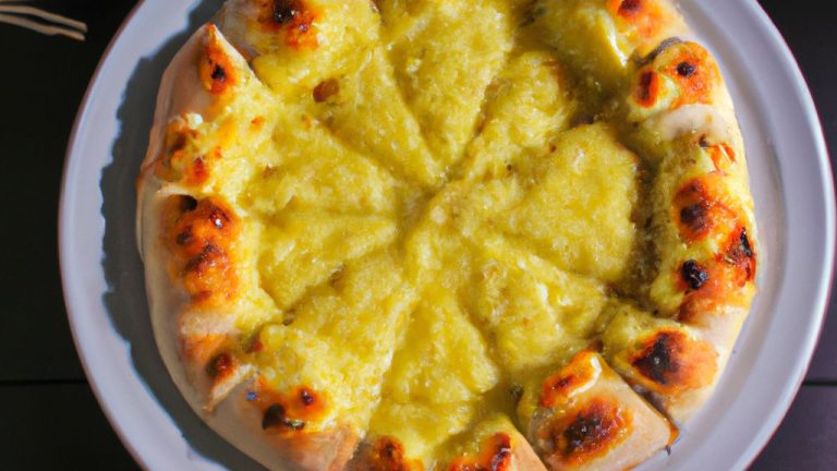 Receita de Pizza de Provolone com Alho