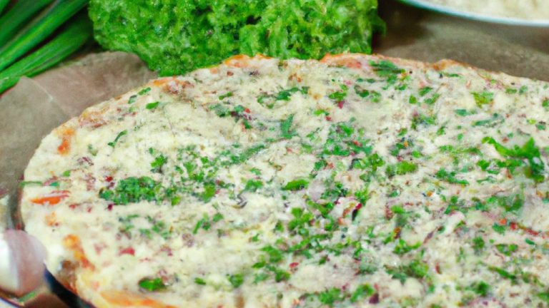 Receita de Pizza de Queijos com Rúcula