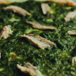 Pizza de Talos de Espinafre e Sardinha