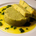 Polenta com Molho Verde